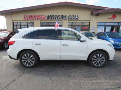 2016 Acura MDX for sale at Cardinal Motors in Fairfield OH
