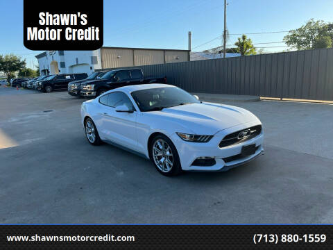 2015 Ford Mustang for sale at Shawn's Motor Credit in Houston TX