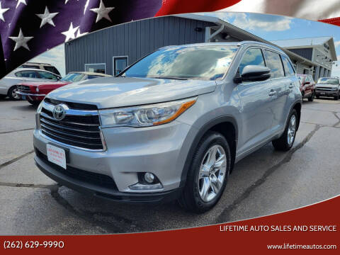 2016 Toyota Highlander for sale at Lifetime Auto Sales and Service in West Bend WI