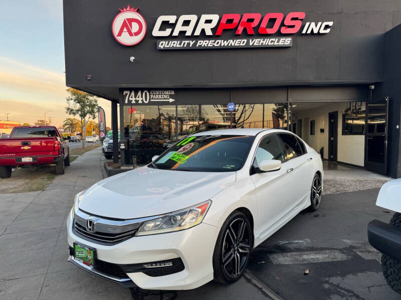 2017 Honda Accord for sale at AD CarPros, Inc. in Downey CA