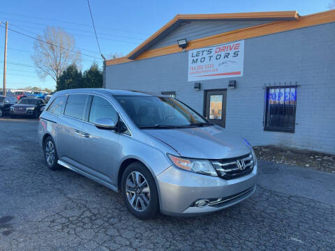 2016 Honda Odyssey for sale at Let's Drive Motors in Charlotte NC