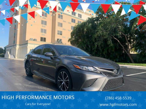 2019 Toyota Camry for sale at HIGH PERFORMANCE MOTORS in Hollywood FL