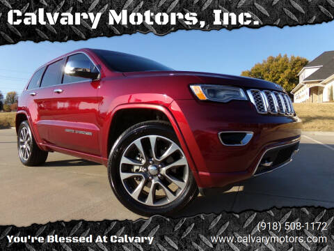 2017 Jeep Grand Cherokee for sale at Calvary Motors, Inc. in Bixby OK