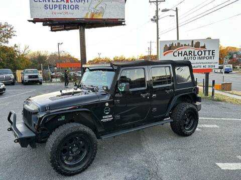 2012 Jeep Wrangler Unlimited for sale at Charlotte Auto Import in Charlotte NC
