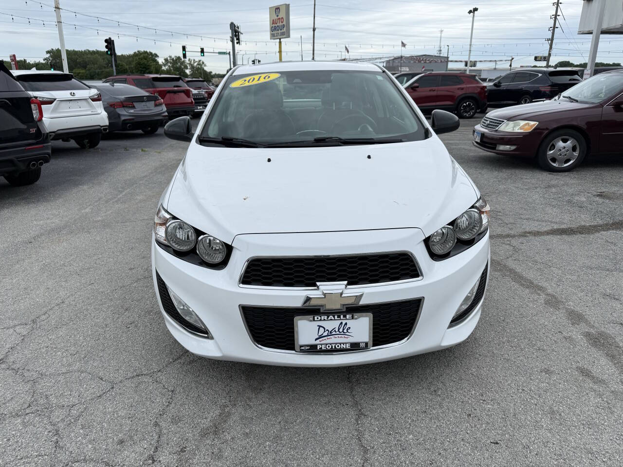 White 2016 Chevrolet Sonic RS Auto RS Auto 4dr Sedan 2
