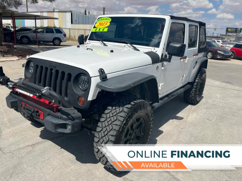 2013 Jeep Wrangler Unlimited for sale at Kid Motors Inc in El Paso TX