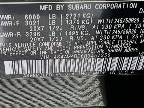 2024 Subaru Ascent Limited 8-Passenger