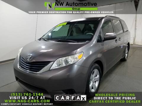 2012 Toyota Sienna for sale at NW Automotive Group in Cincinnati OH