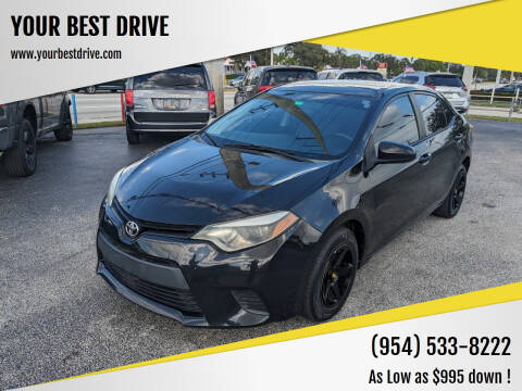2016 Toyota Corolla for sale at YOUR BEST DRIVE in Oakland Park FL