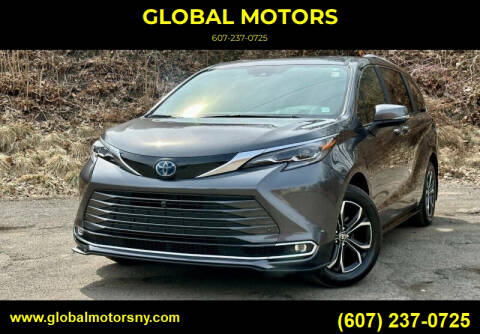 2025 Toyota Sienna for sale at GLOBAL MOTORS in Binghamton NY