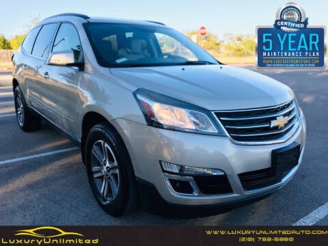 2017 Chevrolet Traverse for sale at LUXURY UNLIMITED AUTO SALES in San Antonio TX