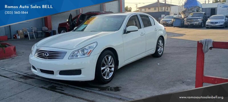 2008 Infiniti G35 for sale at Ramos Auto Sales BELL in Bell CA