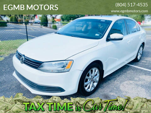 2013 Volkswagen Jetta for sale at EGMB MOTORS in Midlothian VA