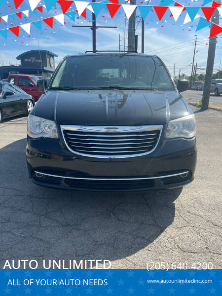 2014 Chrysler Town and Country for sale at AUTO UNLIMITED in Moody AL