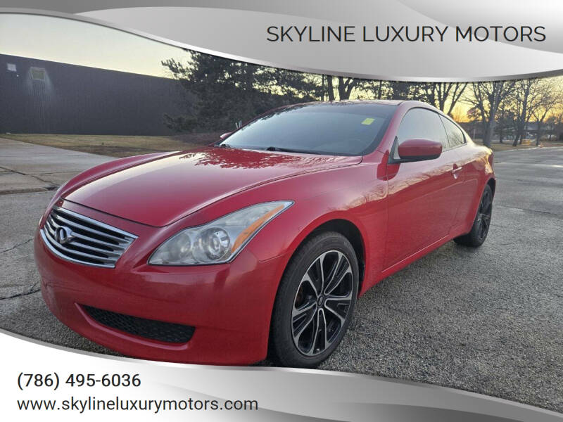 2010 Infiniti G37 Coupe for sale at Skyline Luxury Motors in Buffalo Grove IL