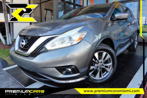 2017 Nissan Murano for sale at Premium Cars of Miami in Miami FL