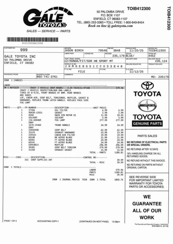 2012 Honda Fit Sport