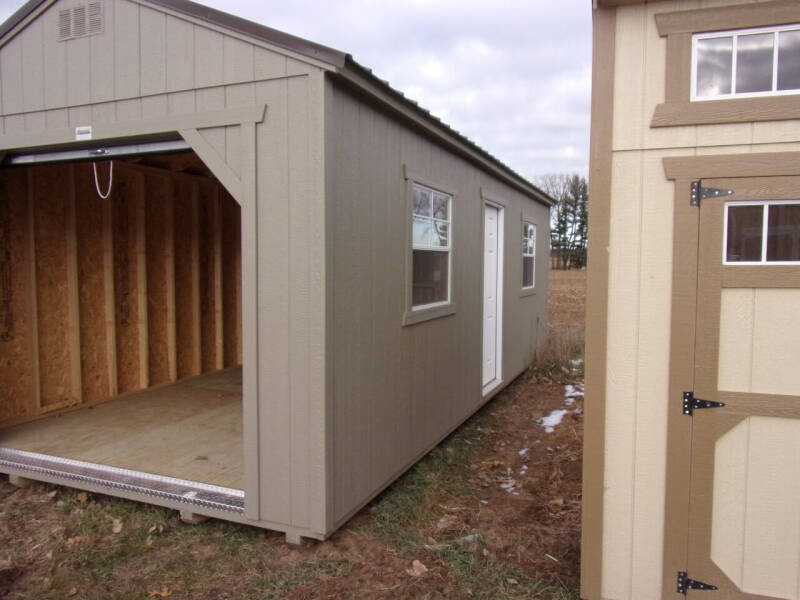  12 x 20 utility w/ garage pkg for sale at Extra Sharp Autos in Montello WI