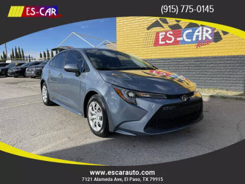 2020 Toyota Corolla for sale at Escar Auto in El Paso TX