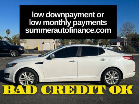 2013 Kia Optima for sale at SUMMER AUTO FINANCE in Costa Mesa CA