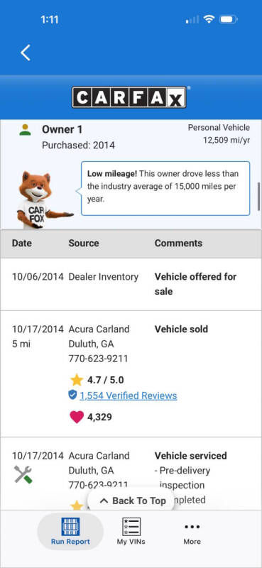 2015 Acura RDX w/Tech