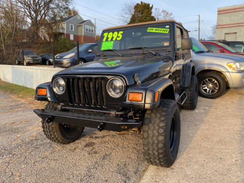 2000 Jeep Wrangler for sale at Motley's Auto World in Danville VA
