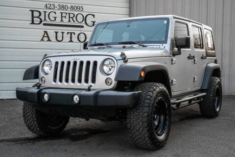 2016 Jeep Wrangler Unlimited for sale at Big Frog Auto in Cleveland TN