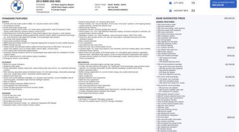 2012 BMW 6 Series 650i