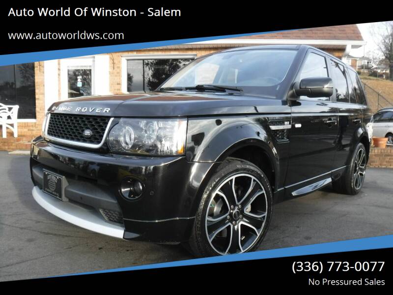 2013 Land Rover Range Rover Sport for sale at Auto World Of Winston - Salem in Winston Salem NC