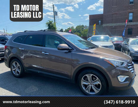 2013 Hyundai Santa Fe for sale at TD MOTOR LEASING LLC in Staten Island NY