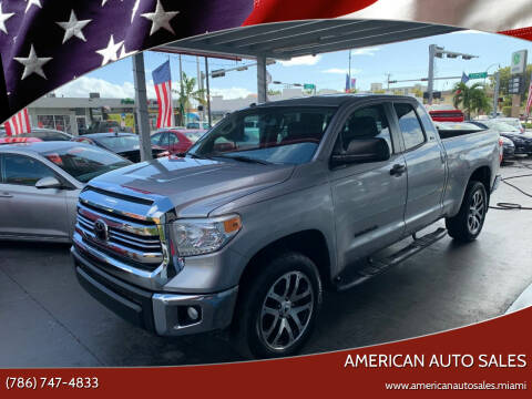 2017 Toyota Tundra for sale at American Auto Sales in Hialeah FL