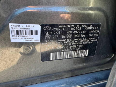 2022 Hyundai Ioniq Hybrid SE