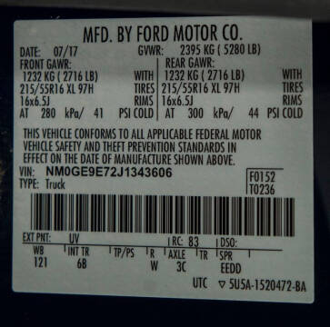 2018 Ford Transit Connect XL