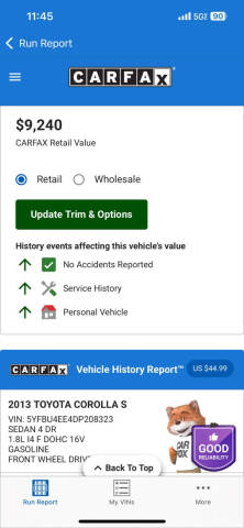 2013 Toyota Corolla S