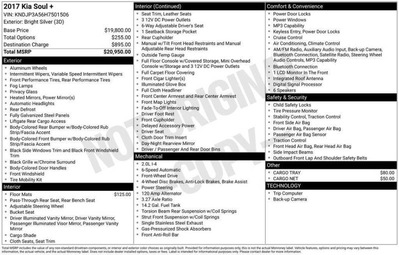 2017 Kia Soul +