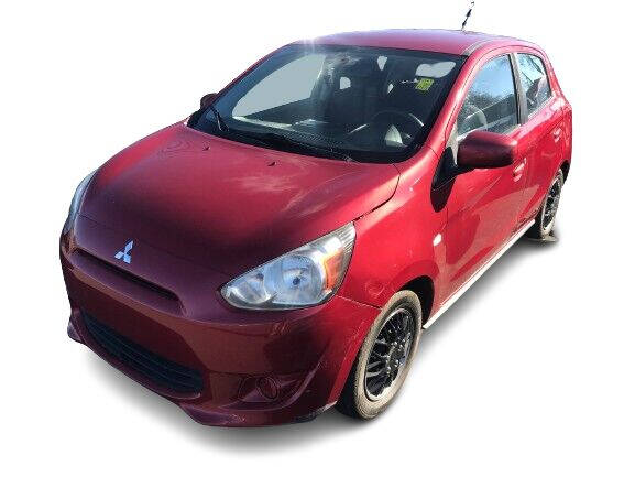 Red 2015 Mitsubishi Mirage DE DE 4dr Hatchback CVT 2