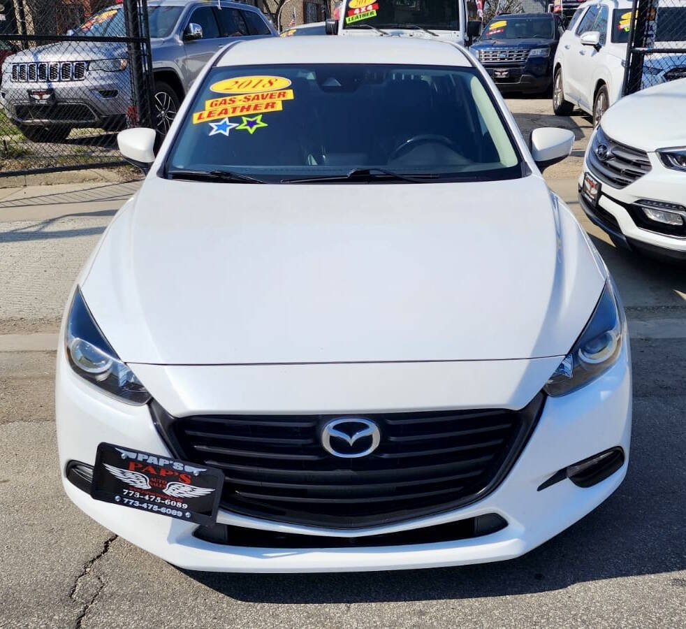 White 2018 Mazda Mazda3 Touring Touring 4dr Sedan 6A 2