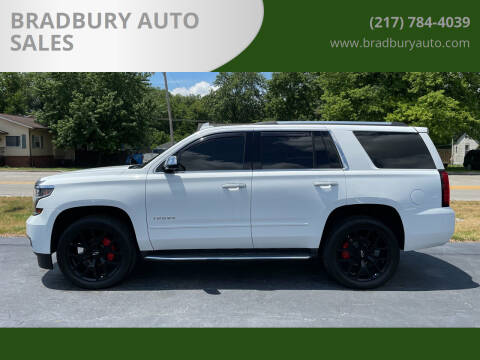 2018 Chevrolet Tahoe for sale at BRADBURY AUTO SALES in Gibson City IL