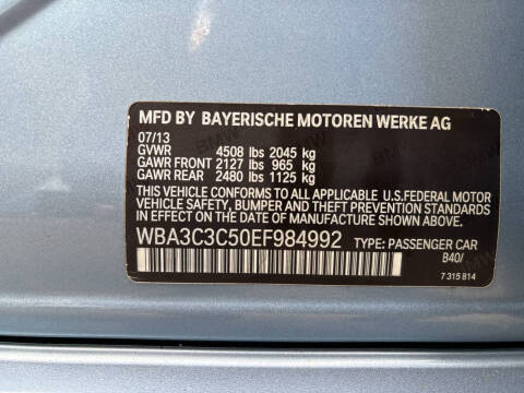 2014 BMW 3 Series 320i xDrive