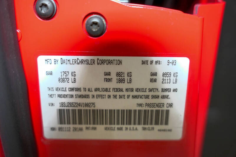 2004 Dodge Viper SRT-10