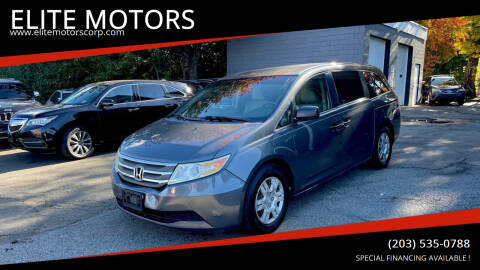 2013 Honda Odyssey for sale at ELITE MOTORS in West Haven CT