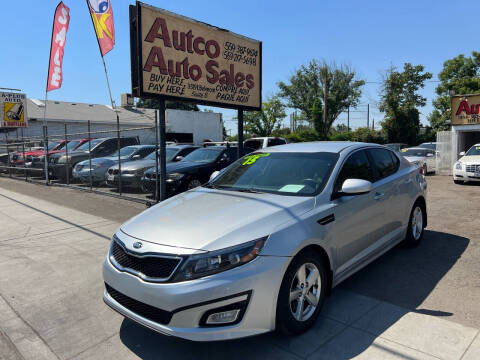 2015 Kia Optima for sale at AUTCO AUTO SALES in Fresno CA