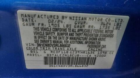 2024 Nissan Versa S