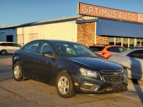 2015 Chevrolet Cruze for sale at Optimus Auto in Omaha NE