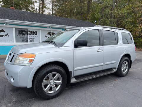 2014 Nissan Armada for sale at ICON AUTO SALES in Chesapeake VA