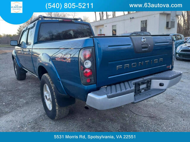 2002 Nissan Frontier for sale at 63 Auto Inc in Spotsylvania, VA