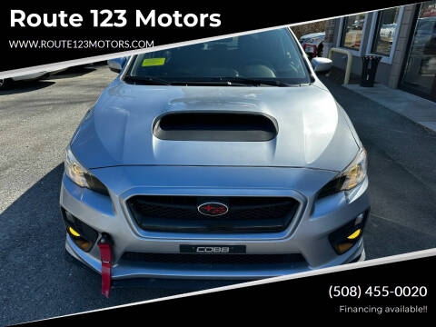 2015 Subaru WRX for sale at Route 123 Motors in Norton MA