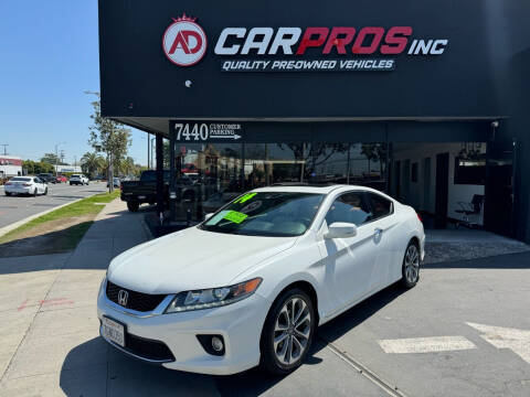 2014 Honda Accord for sale at AD CarPros, Inc. in Downey CA