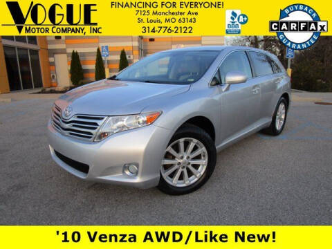 2010 Toyota Venza for sale at Vogue Motor Company Inc in Saint Louis MO