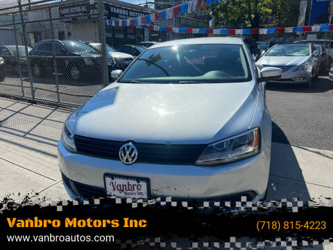 2012 Volkswagen Jetta for sale at Vanbro Motors Inc in Staten Island NY